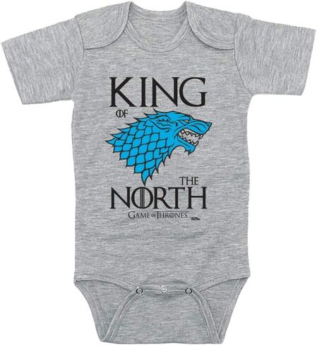TeeNow - King Of The North - بدلة أطفال مستوحاة من GOT - صبي/فتاة in Kuwait