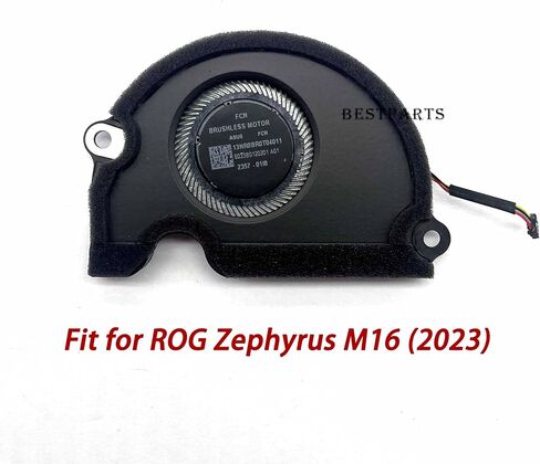 مروحة تبريد BestParts لـ ROG GU604 - بديل أصلي للمروحة الصغيرة الثالثة لجهاز ASUS ROG Zephyrus M16 (2023) GU604VI GU604VZ GU604VY، P/N: DFS5F22B049545، مروحة 5 فولت in Saudi Arabia