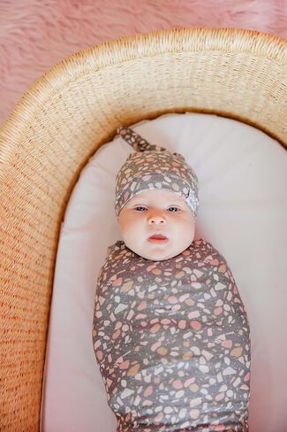 Copper Pearl Large Premium Knit Baby Swaddle Receiving Blanket Gemini in Saudi Arabia