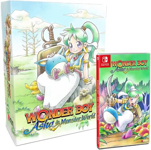 Wonder Boy: Asha in Monster World Collector's Edition - [PEGI] (Nintendo Switch) - LIMITED in Saudi Arabia