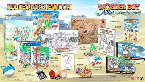 Wonder Boy: Asha in Monster World Collector's Edition - [PEGI] (Nintendo Switch) - LIMITED in Saudi Arabia