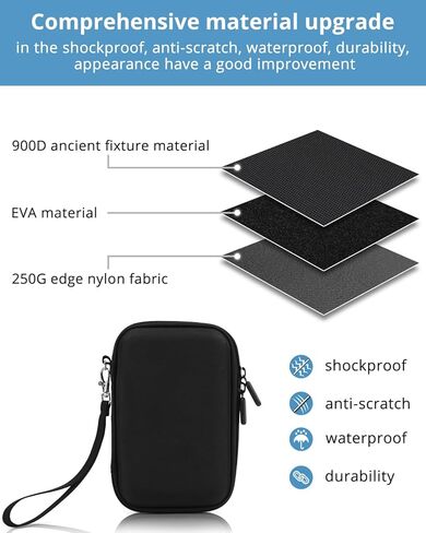 Case Compatible with, Iseyyox, RTOPS, Hicober, LISEN, UCOMX Nano/Nano Pro 3 in 1 Wireless Charger/Magnetic Foldable 3 in 1 Charging Station, Hard Travel Carrying Case, Home Storage Case in Kuwait