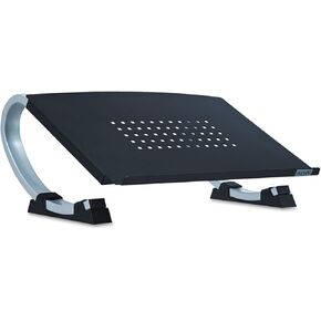 Allsop Redmond Adjustable Laptop Stand, Vented Curved Sturdy Metal Ergonomic Riser