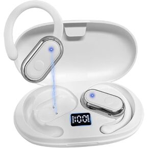 Open Ear Headphones, Ergonomic Hanging Ear with Ear Hook, Ear Protection, HiFi Stereo Sound, IP7 Waterproof, Suitable for Sports/Running/exercis