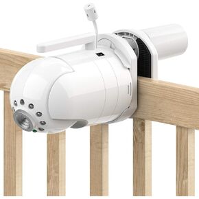 HOLACA Baby Monitor Mount Bracket for Infant Optics DXR-8 Infant Optics DXR-8 Pro Baby Monitor, Compatible with Universal Baby Cradle-No Need Tools