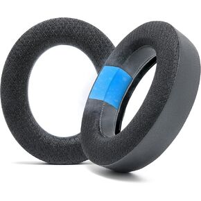 WC Freeze HS60 - Cooling Gel Replacement Earpads for Corsair HS50, HS60, HS70 & More by Wicked Cushions - Boost Comfort, Durability, Thickness & Sound Isolation for Epic Gaming Sessions | 90s Black