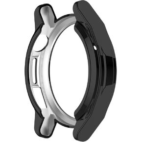 Case Cover Compatible with Huawei Watch GT3 SE Disscool Soft Anti Drop TPU Protective Cases Smart Watch Accessories(Black)