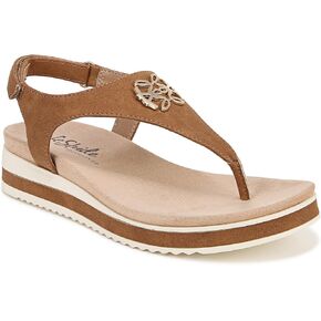 LifeStride Womens Zeeta Thong Sandals Tan 11 M