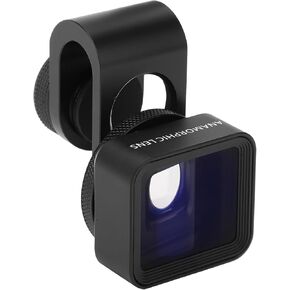 Mobile Anamorphic Lens 1.33X Wide Screen Deformation Lens, Aluminum Alloy Optical Glass, High definition Video, Easy to Install, for Smart Phones and IOS Pads