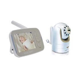 Infant Optics Accessories Optics DXR-8 v1.3 Full Kit Baby Monitor, Round-pin Charging Port Version, White