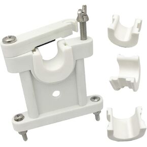 Boat Antenna Mount for High-dB VHF & SSB, Heavy Duty Antenna Standoff Upper Bracket, Adjustable, Nylon
