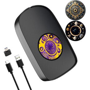 Undetectable Mouse Mover, USB Mouse Jiggler Automatic Shaker, On/Off Switch, Prevents Sleep Mode Keeps Computer Active Driver-Free for Laptop Desktop (Purple Jacaranda)