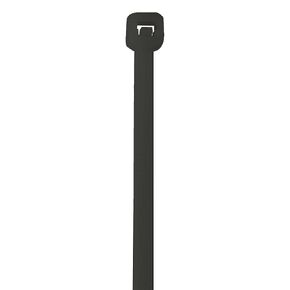 Aviditi 7" UV Cable Ties, Black, 50 lb. Strength, 0.19" Width, Tamper Proof Zip Ties, Outdoor/UV Resistant, Bundle and Organize Wires/Cables in Warehouse, Garage, Home or Office, Case of 1000,CTUV750
