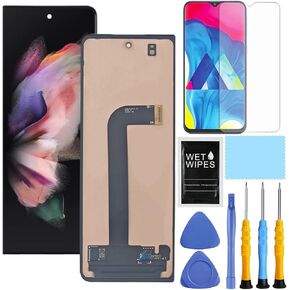 مجموعة استبدال شاشة AMOLED لهاتف Samsung Galaxy Z Fold 3 5G لهاتف Samsung Z Fold 3 SM-F926u F926b F926w F926a LCD مجموعة شاشة تعمل باللمس مع أدوات باللون الأسود in Kuwait