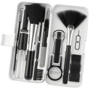 CAPART 18-in-1 Keyboard Cleaning Brush Kit for Computer Keyboard, Cellphones, Headphones, Earbuds, Laptop, Camera, Electronic Devices, Car Interior