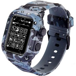 for Apple Watch Series 5/4 44mm IP68 Waterproof Case,Waterproof Case for Watch 42mm Series 3/2 (Camouflage, 42mm)