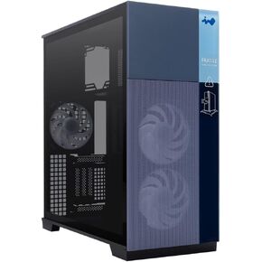 InWin F5 Black E-ATX Full Tower Computer Case with Tempered Glass, Mesh Panels, Customizable Front Bezels, and Offers ATX Back Connect Motherboard Support