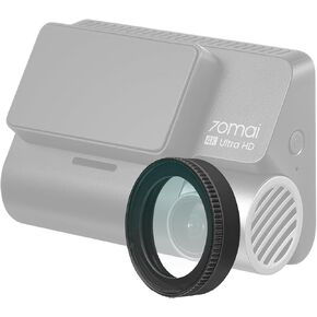 عدسة كاميرا داش فلتر CPL متوافقة مع A810 مناسبة لـ 70mai 4K HDR Dashcam غطاء عدسة واسع مضاد للوهج، مرشح CPL مناسب لـ 70mai A810 (أسود)