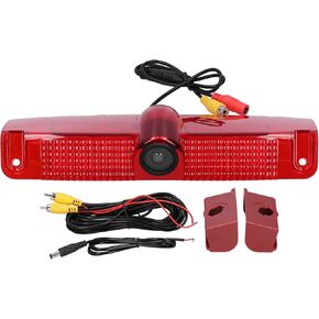 Reverse Camera, Car Rear View Backup Reverse Camera 3rd Brake Light Position Mounted Fit for Express Van 2003-2017