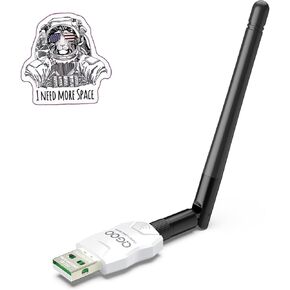 Class 1 Long Range Bluetooth Adapter for PC, QGOO USB Bluetooth Adapter for PC 5.3+EDR, Bluetooth Dongle Bluetooth Receiver Support Windows10/8.1/8/7（white-113）
