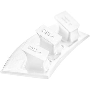 SplashNColor Remote Stand Pedestal for Lutron Pico Remote, Elegant Slide & Click Desk Display Holder, Non-Slip Scratch Resistant Base, Lutron Caseta Remote Stand (Crescent Pedestal, White)