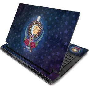 MightySkins Skin for Alienware m17 R2 (2019) - Rainbow Hamsa | Protective, Durable, and Unique Vinyl Decal wrap Cover | Easy to Apply, Remove, and Change Styles | Made in The USA