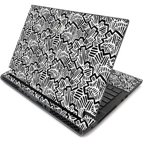 MIGHTY SKINS MightySkins Skin for Alienware m17 R2 (2019) - Abstract Black | Protective, Durable, and Unique Vinyl Decal wrap Cover | Easy to Apply, Remove, and Change Styles | Made in The USA
