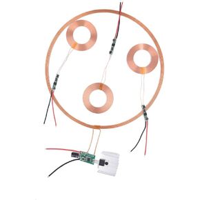 Taidacent High Power 24V 200mm One-to-Many Long Distance Wireless Inductive Coil Module Wireless Charging Coil Wireless Transmitter and Reveiver Coil Module Can be Used for Multiple Receivers