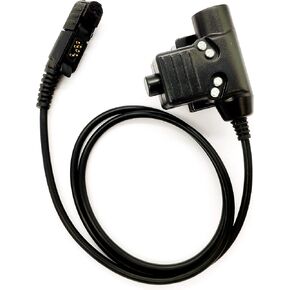 Tactical U94 PTT Adapter Cable for Motorola Radio XPR3500 XPR3500e XPR3000 XPR3300 with PTT XPR 3300 3500 3300e 3500e Walkie Talkie Radio Civilian Type in Saudi Arabia