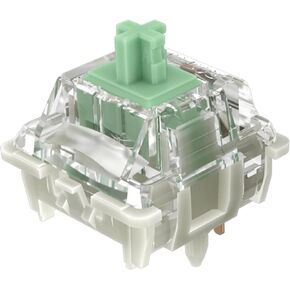 Gateron Baby Kangaroo 2.0 Keyboard Switches,5-Pin Heavy Tactile RGB LED Switches,Factory Pre-lubed,59gf Switches Keyboards,22mm Dual-Stage Spring,Suitable for MX Mechanical Keyboards (108PCS,Green)