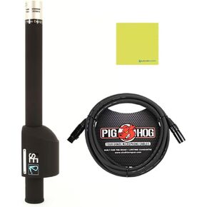 Liquid Audio sE Electronics RN17 Rupert Neve Small-diaphragm Condenser Microphone Bundle with Pig Hog PHM10 8mm Mic Cable Polishing Cloth