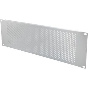 NavePoint 3U Blank Rack Mount Panel Spacer for 19 Inch Server Rack and Network Cabinet – Blank Spacer Panel Rackmount, Perf, White