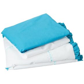Baby Doll Bedding Unique Cradle Bedding Set, Aqua,1230crnew-aqua