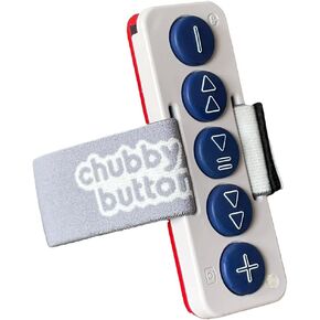 Chubby Buttons 2 - Wearable & Stickable Bluetooth 5.2 Remote for iPhone & Android