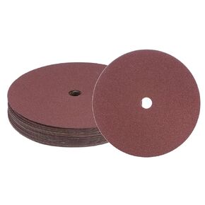 25PCS Aluminum Oxide Resin Fiber Grinding and Sanding Discs 9-1/8" x 7/8" Center Hole 36 Grit Fiber Abrasive Discs for Grinding Polishing
