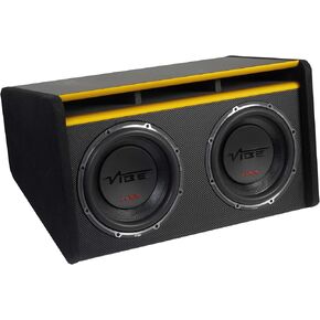 Proscenium VIBE SLICKMIT12T-V3: غلاف مزدوج سلبي مع مضخمي صوت 12 بوصة، معالجة طاقة ذروة 1000 واط RMS 3000 واط لإخراج صوت جهير قوي، إعداد مرن وسهولة التركيب