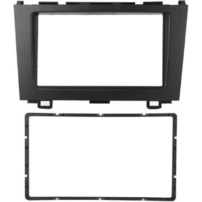 KIMISS Radio Stereo Panel, Fit for Honda CRV 2007-2010 Car DVD Stereo Radio Fascia Dash Panel 2 Din Frame Trim Kit