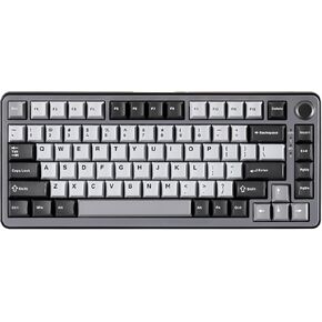 YUNZII RT75 Rapid Trigger Gaming Keyboard Hall Effect Keyboard Magnetic Switch Adjustable Actuation Esports 75% Layout TKL Mechanical Keyboard RGB PBT Keycaps (Black, Outemu Switch)