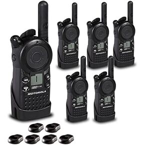 6 x Motorola CLS1110 UHF 1W 1-Channel 2-Way Radio (CLS1110) - 6 Pack Bundle