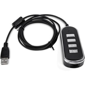 محول صوت لسماعة الهاتف والكمبيوتر USB، خط تحويل صوت ستيريو للهاتف RJ9 إلى محول سماعات صوت USB in Kuwait