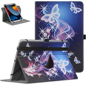 حافظة كمبيوتر لوحي Android عالمية 9 10 10.1 بوصة، حافظة خلفية رفيعة قابلة للدوران 360 درجة للكمبيوتر اللوحي العالمي 9-11 بوصة، مع حامل عرض متعدد الزوايا، أسود in Kuwait