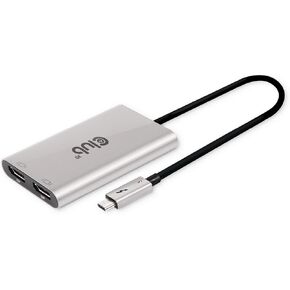 Club 3D CSV-1586 Thunderbolt 3 to DisplayPort™ Dual Monitor 4K60Hz-M/F