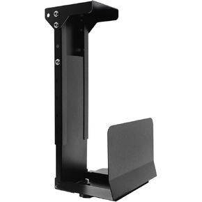 Heavy Duty Computer Wall Mount PC Case - Upgraded, also great for PC Mount Under Desk - Height Adjustable from 11" to 21", Width Adjustable from 5.5" to 9.8"，Computer Mount Under Desk Mount PC Tower