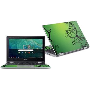 MightySkins Skin Compatible with Acer Chromebook Spin 11" CP311 - Yellow Poppy | Protective, Durable, and Unique Vinyl Decal wrap Cover | Easy to Apply, Remove, and Change Styles | Made in The USA