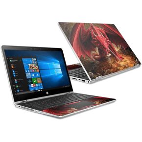 Mightyskins Skin متوافق مع Hp Pavilion X360 15.6" (2018) - حكاية تنين | غطاء ملتف من الفينيل واقٍ ومتين وفريد ​​من نوعه | سهل التطبيق والإزالة وتغيير الأنماط | صنع في الولايات المتحدة الأمريكية in Kuwait