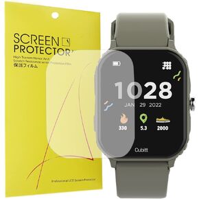Compatible for Cubitt Teens Smart Watch Screen Protector, [6 Pack] Premium High Definition Ultra HD Film Compatible with Cubitt Teens 1.69'' Smart Watch Fitness Tracker (6 pack)