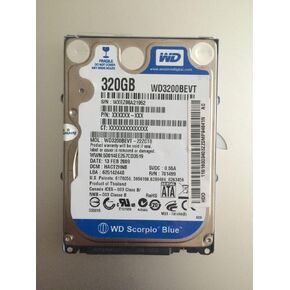Western Digital WD1600BEVT 160 GB 5400RPM SATA 8 MB 2.5-Inch Notebook Hard Drive