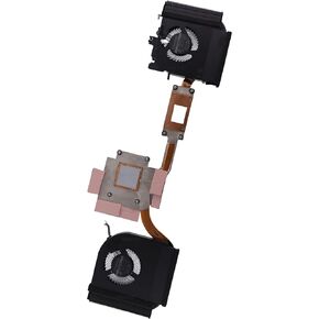 Deal4GO Cooling Fan Heatsink Thermal Module Assembly 01HY784 01HY783 02HK828 Replacement for Lenovo ThinkPad P52 (2018)