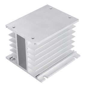 SSR Dissipation, Aluminum Alloy Heat Sink SSR Dissipation for Three Phase Solid State Relay Heatsink Durable and Long Service Life