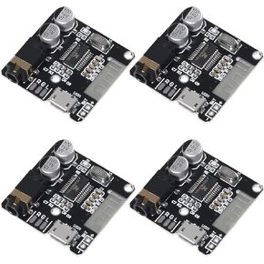 4Pcs Bluetooth Audio Receiver Board VHM-314 Bluetooth 5.0 MP3 Lossless Decoder Board Wireless Stereo Music Module 3.7-5V